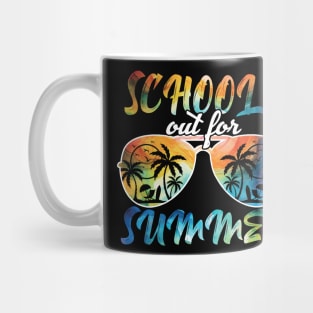 Schools Out For Summer Tie Dye Last Day Of School Teacher Mug